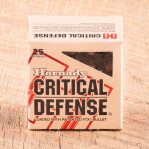 Hornady Critical Defense 38 Special Ammunition - 25 Rounds of 110 Grain FTX