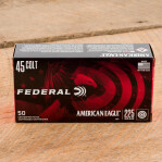 Federal American Eagle 45 Long Colt Ammunition - 50 Rounds of 225 Grain JSP