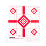 Redfield Style 12 Square Inch Diamond Pattern Sight-In Target - Precision Zeroing  - Champion - 100 Count