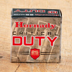 Hornady Critical Duty 9mm Luger Ammunition - 250 Rounds of +P 135 Grain FlexLock JHP