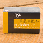 Noble Sport Low Recoil 12 Gauge Ammunition - 250 Rounds of 2-3/4" 00 Buckshot