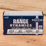 Fiocchi Shooting Dynamics 223 Remington Ammunition - 1000 Rounds of 62 Grain FMJ