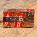 Hornady Superformance Match 5.56 NATO Ammunition - 200 Rounds of 75 Grain BTHP