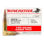 Winchester 223 Remington Ammunition - 1000 Rounds of 55 Grain FMJ