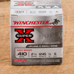 Winchester Super-X 410 Bore Ammunition - 25 Rounds of 2-1/2” 1/2 oz #6 Shot