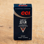 CCI Quiet 22 LR Ammunition - 500 Rounds of 40 Grain LRN 