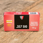 Fiocchi 357 Sig Ammunition - 50 Rounds of 124 Grain FMJTC
