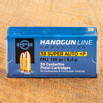Prvi Partizan 38 Super Ammunition - 500 Rounds of +P 130 Grain FMJ