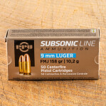 Prvi Partizan 9mm Luger Ammunition - 1000 Rounds of 158 Grain FMJ