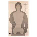OPOTA-RQT2 Paper Targets - Ohio Police Training, Rev - 100 Count