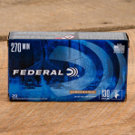 Federal Power-Shok 270 Win Ammunition - 20 Rounds of 130 Grain SP