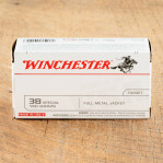 Winchester Target 38 Special Ammunition - 50 Rounds of 130 Grain FMJ