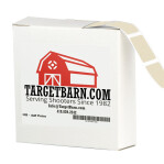 Buff Target Pasters - 1000 Count - 7/8" Boxed Square Adhesive Pasters