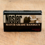 Nosler Match Grade 45 ACP Ammunition - 50 Rounds of 185 Grain JHP 