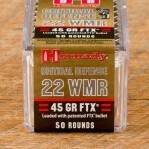 Hornady Critical Defense 22 WMR Ammunition - 50 Rounds of 45 Grain FTX
