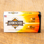 Armscor USA 45 ACP Ammunition - 50 Rounds of 230 Grain FMJ