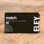 Eley Match 22 LR Ammunition - 500 Rounds of 40 Grain LFN