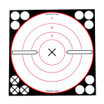 Birchwood Casey Splatter Targets - 6 Shoot-N-C Targets - 8" Bullseye - B/W