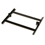 24" Upright Steel Target Stand - Single Target - Black