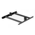 18" Upright Steel Target Stand - Single Target - Black