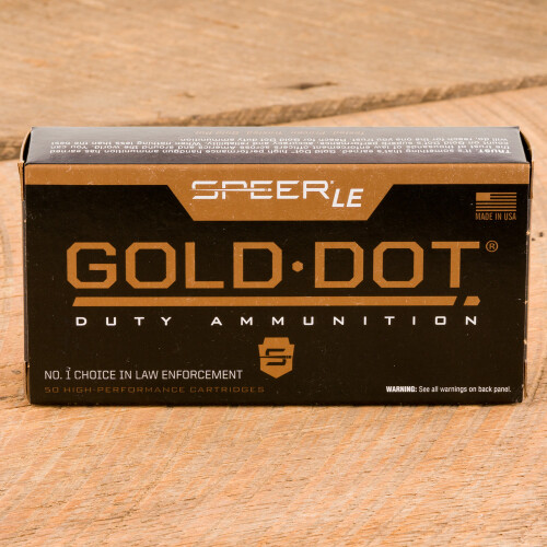 Speer LE Gold Dot 9mm Luger 124 Grain HP - 1000 Rounds