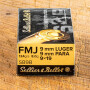 Sellier & Bellot 9mm Ammunition - 50 Rounds of 124 Grain Grain FMJ