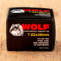 Wolf 7.62x39 Ammunition - 1000 Rounds of 122 Grain FMJ