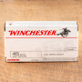 Winchester USA 45 ACP Ammunition - 50 Rounds of 185 Grain FMJ