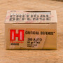 Hornady Critical Defense 380 ACP Ammunition - 25 Rounds of 90 Grain FTX