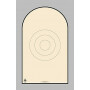 NRA D-1-T Paper Targets - GSSF Heavy Paper - 100 Count